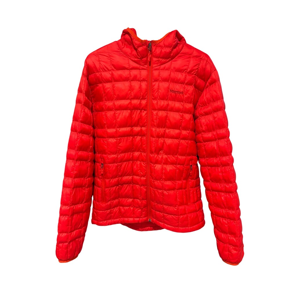 Marmot Womens Featherless Hoody Red Puffer Jacket 3M Thinsulate N81400 Medium
